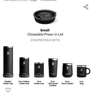 Hydro Flask Small Closeable Press-In Lid (new) 5 AVAILABLE